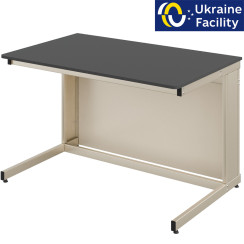 Double seat laboratory table Pro MDF+HPL
