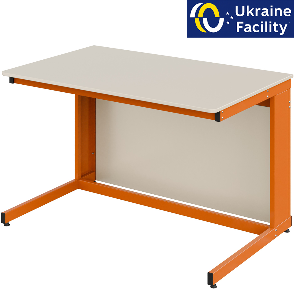 Стіл лабораторний двомісний Pro МДФ+HPL