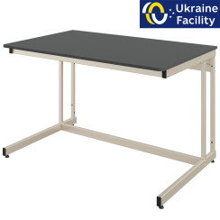 Laboratory table double Pro-light chipboard