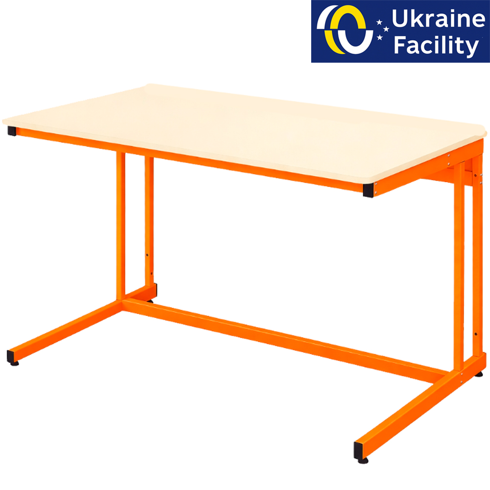 Laboratory table double Pro-light chipboard