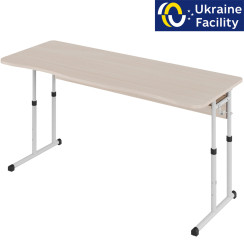 Student table for two 1300 on skis, 3-6, 4-6, 4-7 chipboard Student table for two 1300 on skis, 3-6, 4-6, 4-7 chipboard