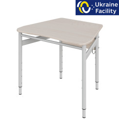 Single trapezoid student desk 3-6, 4-6, 4-7 MDF+HPL
