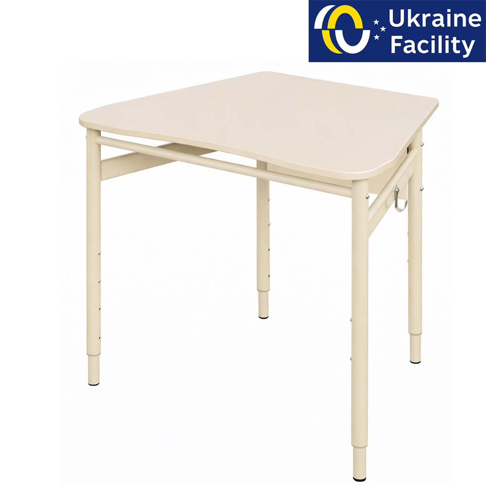 Single trapezoid student desk 3-6, 4-6, 4-7 MDF+HPL