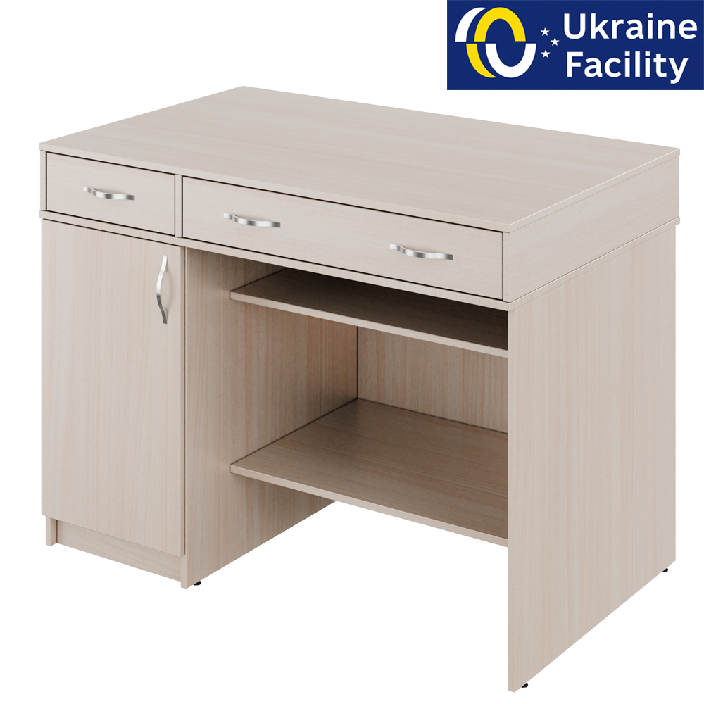 Demonstration table Classic with cabinet chipboard