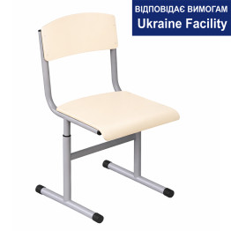 Стілець на круглій трубі Т-подібний 3-6, 4-6, 4-7 HPL