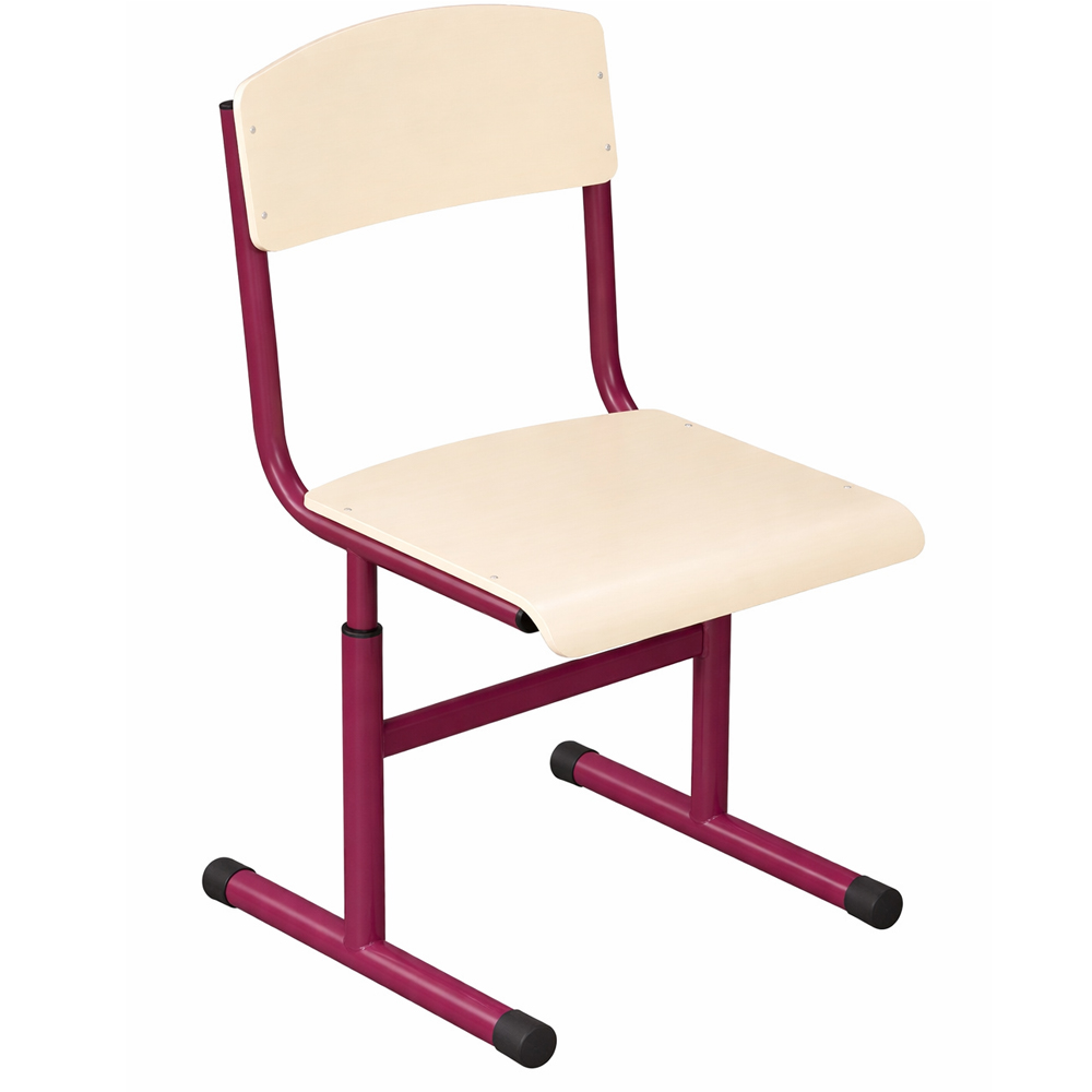 Стілець на круглій трубі Т-подібний 3-6, 4-6, 4-7 HPL