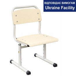 Стілець на круглій трубі з ручкою, 3-6 HPL