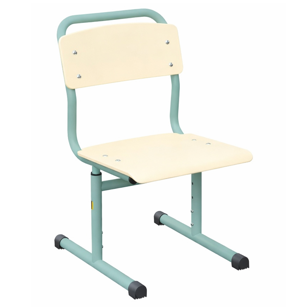 Стілець на круглій трубі з ручкою, 3-6 HPL