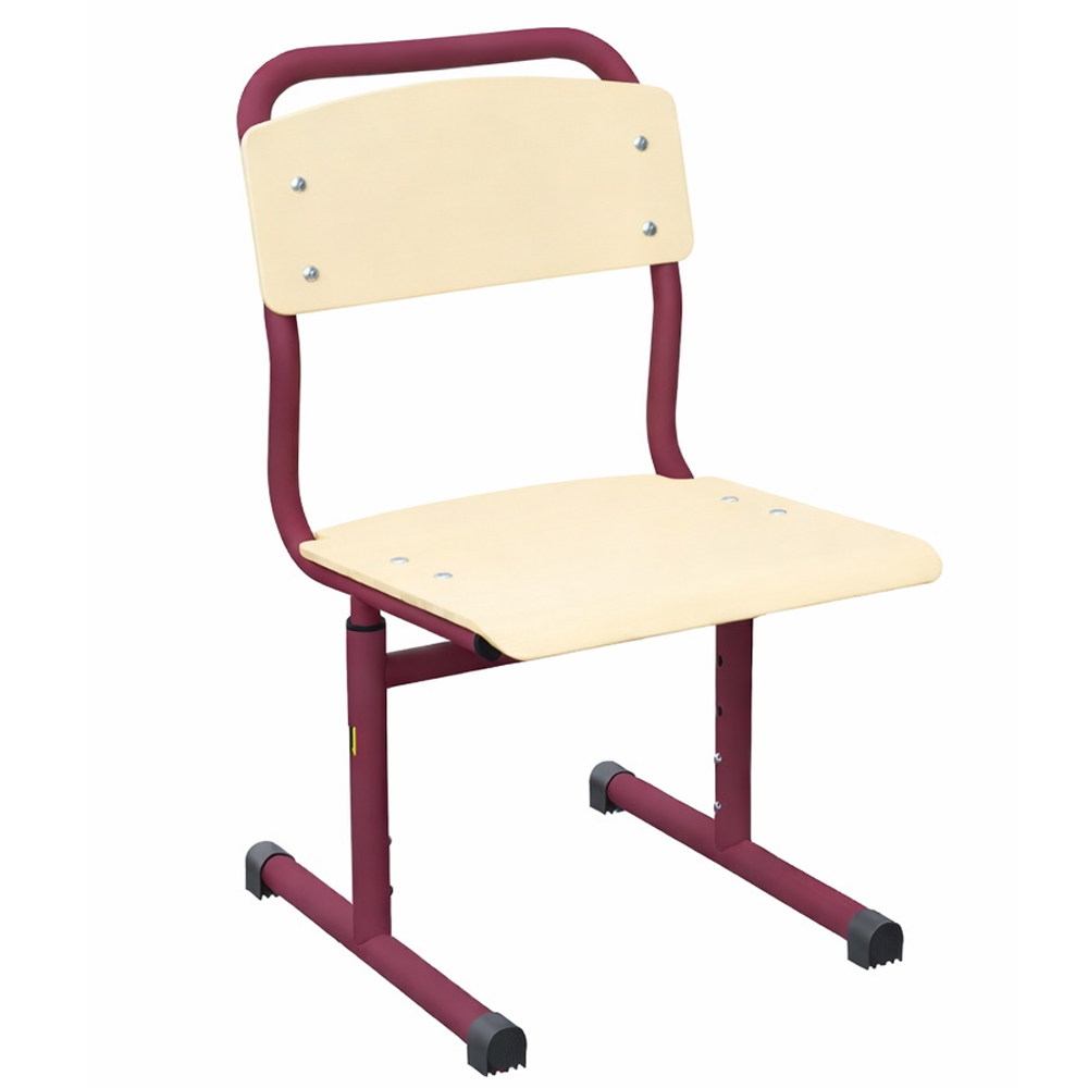 Стілець на круглій трубі з ручкою, 3-6 HPL