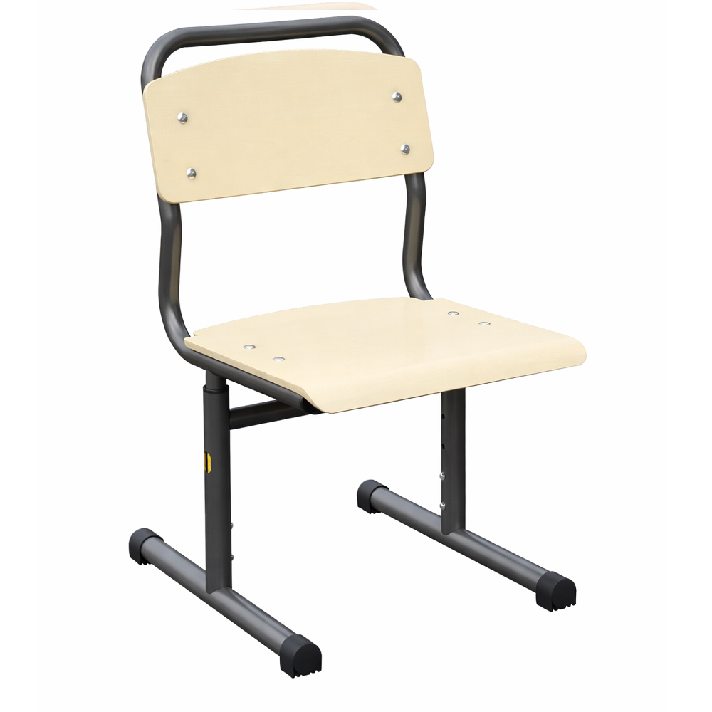 Стілець на круглій трубі з ручкою, 3-6 HPL