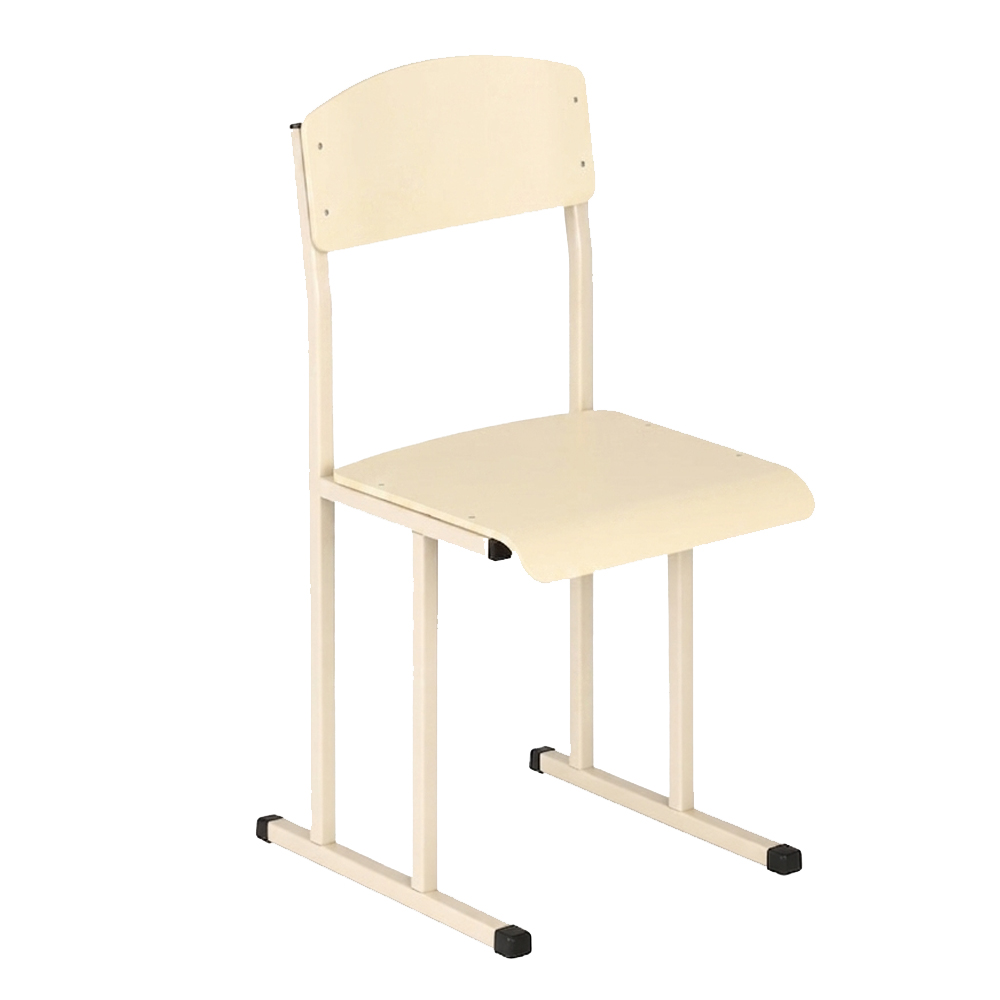 Стілець шкільний на лижах для 6 ростової групи на квадратній трубі HPL