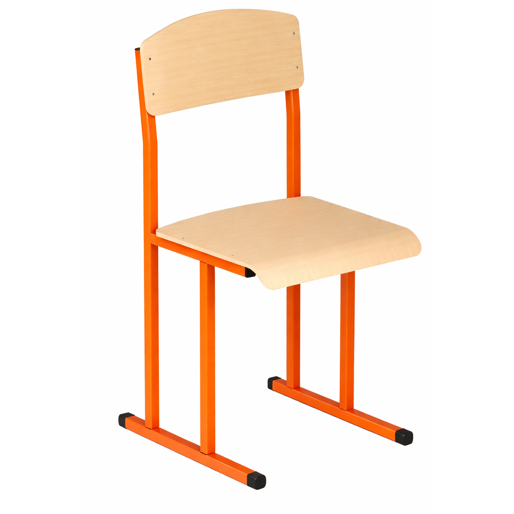 Стілець шкільний на лижах для 6 ростової групи на квадратній трубі