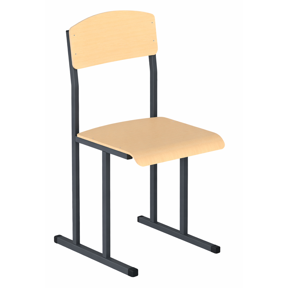 Стілець шкільний на лижах для 6 ростової групи на квадратній трубі