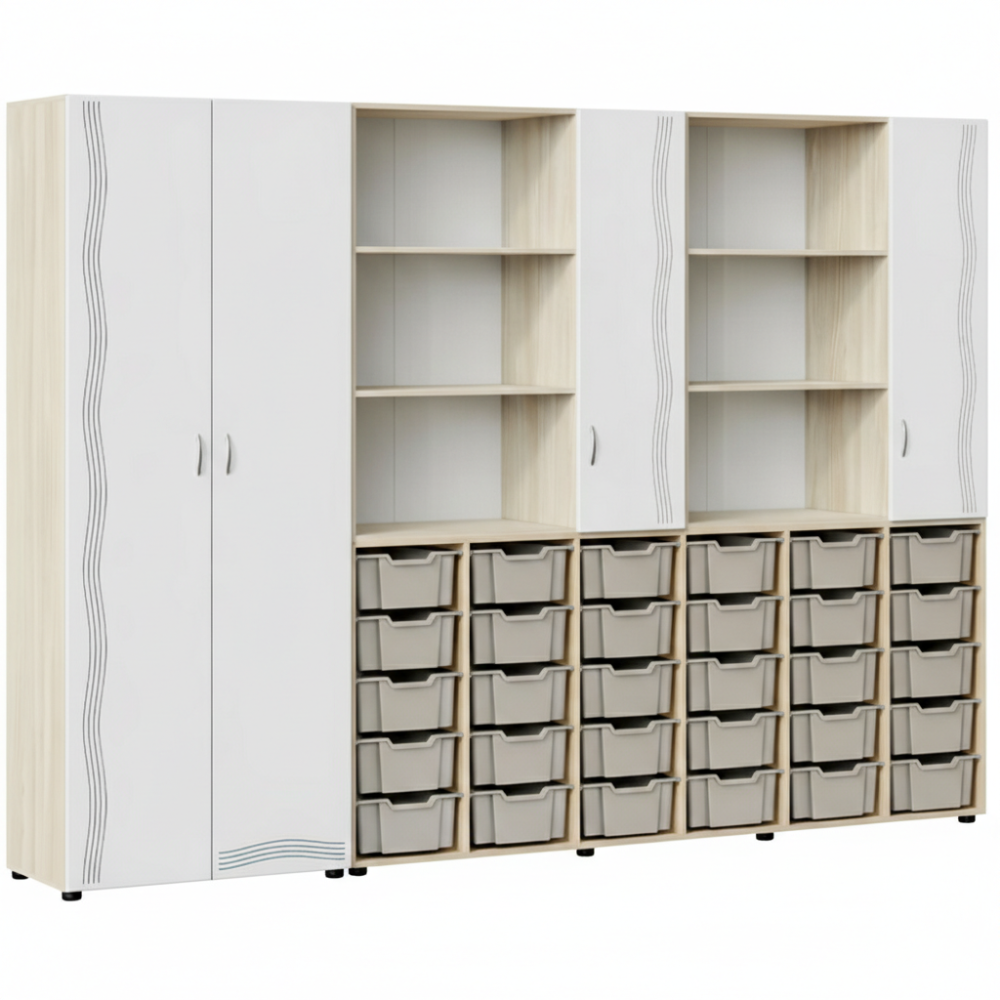 Стінка «Школяр» (фасади МДФ) Стінка «Школяр» (фасади МДФ)