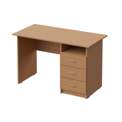 Desk with 3 drawers P 372 Beech Right Desk with 3 drawers P 372 Beech Right