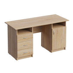 Working Desk with a Cupboard and 3 Drawers P 464 Sonoma Oak Left Working Desk with a Cupboard and 3 Drawers P 464 Sonoma Oak Left