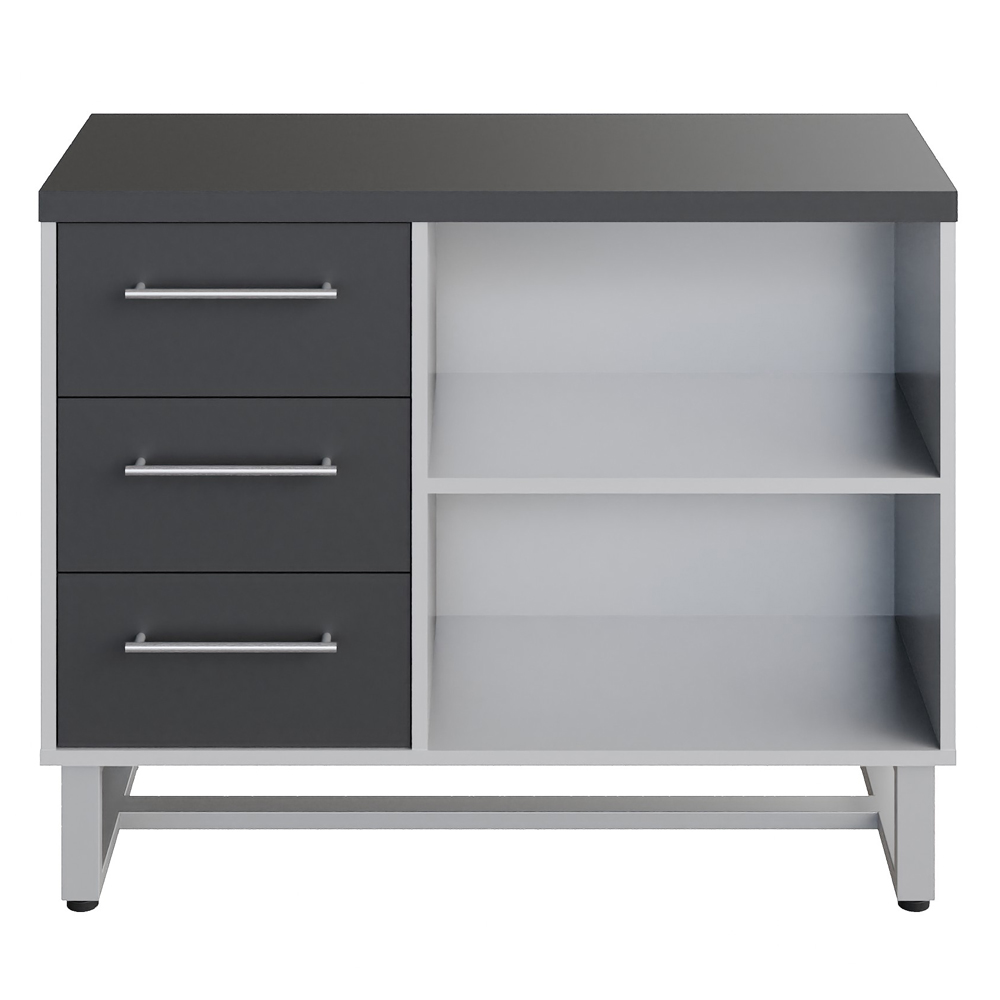 Тумба офисная СП 95 Антрацит / Дуб Аппалачи