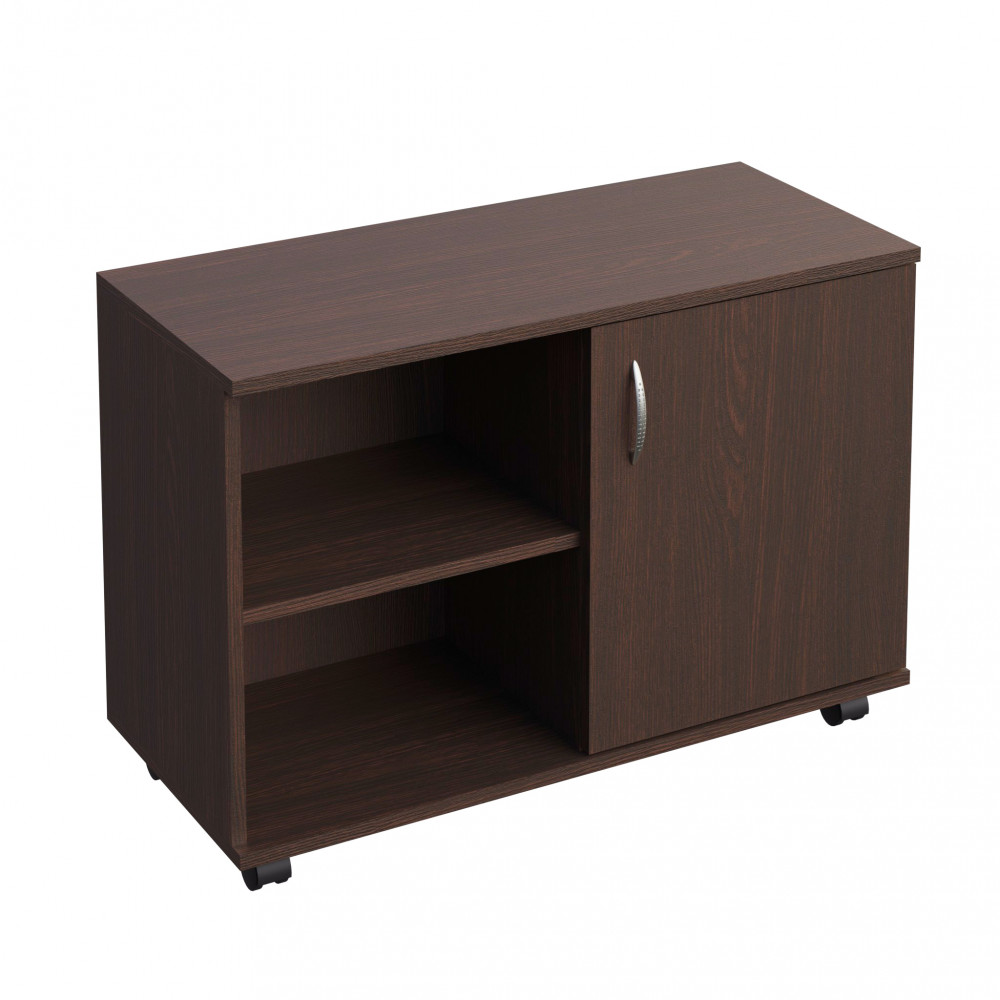 Movable bedside table with additional shelf Wenge Magic Right