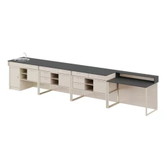 Modular Demonstration Table with Sink and Power Outlets Combi