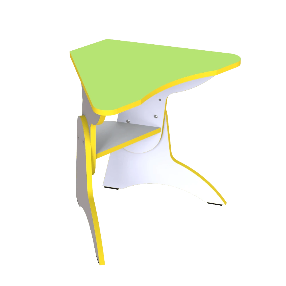 Children's table "Petal" Green water Children's table "Petal" Green water