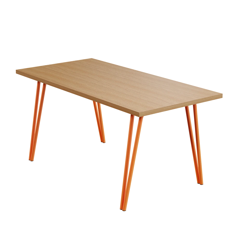 Dining table OS-1658 Beech, Orange