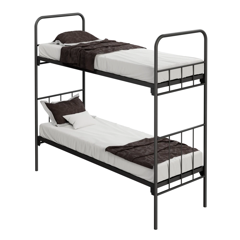 Кровать армейская разборная ГОСТ 2056-77 (Тип А) Графит Кровать армейская разборная ГОСТ 2056-77 (Тип А) Графит