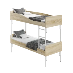 Ліжко двоярусне КР-27 Дуб сонома, Сірий Ліжко двоярусне КР-27 Дуб сонома, Сірий