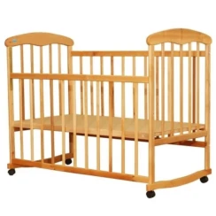 Ліжечко - колиска "Наталка" Вільха світла без шухляди Ліжечко - колиска "Наталка" Вільха світла без шухляди