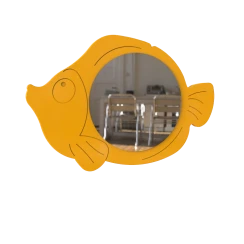 "Sea Wave" MDF Mirror Small fish