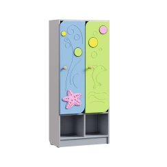 "Sea wave" Children's Sectional Cabinet for the Dressing Room