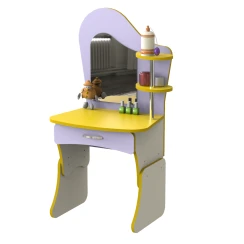 "Hairdresser's" Play Wall Unit Lavender / Yellow