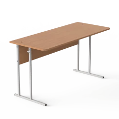 Стол ученический двухместный Бук, Серый