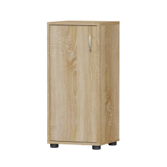 Стеллаж для бумаг закрытый Б 431 Дуб сонома Левый