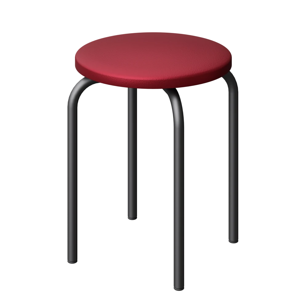 "Gita" Stool Berry, Black "Gita" Stool Berry, Black