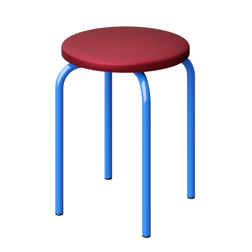 "Gita" Stool Berry, Graphite
