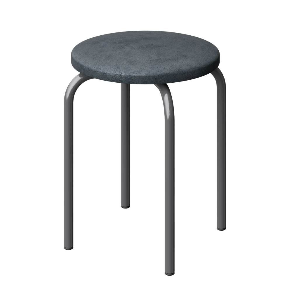 "Gita" Stool Sea wave, Graphite