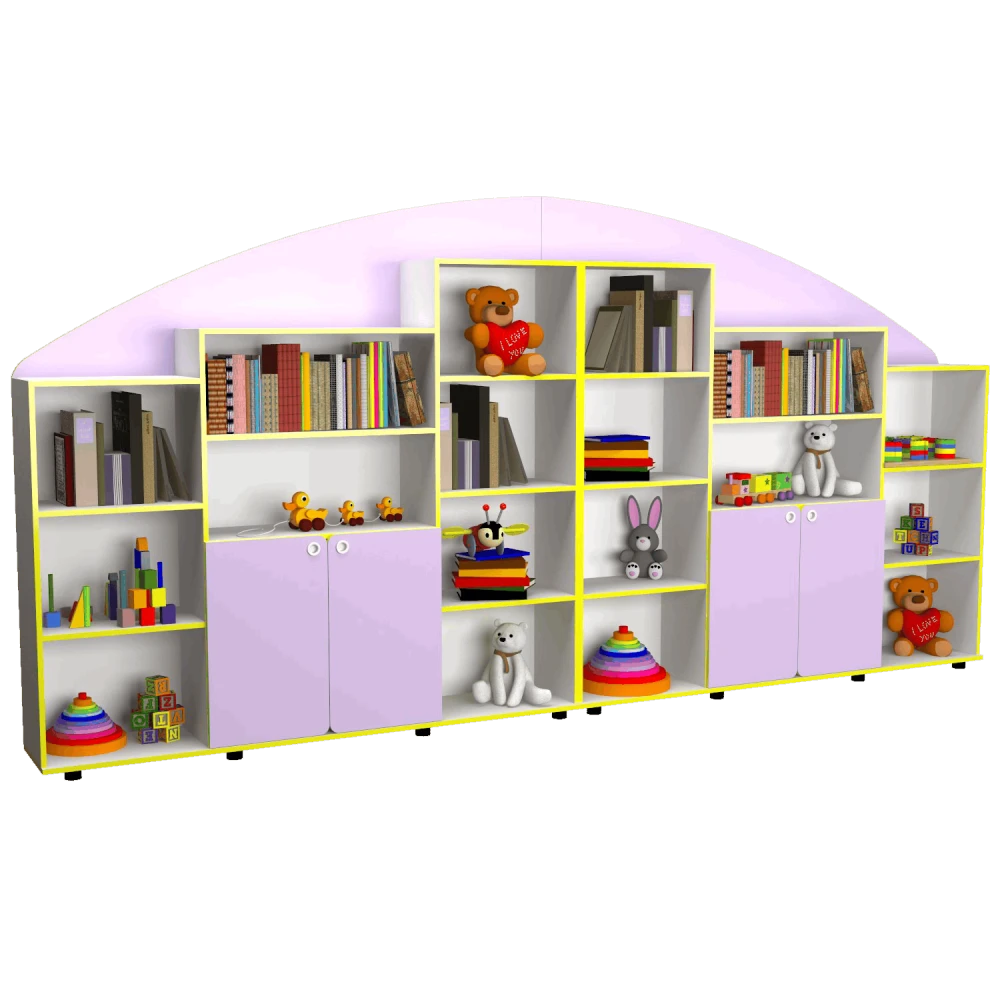 Стінка для іграшок "Анюта- 2" Лаванда Стінка для іграшок "Анюта- 2" Лаванда