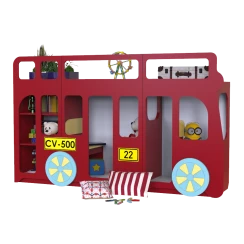 Bus Toy Cabinet