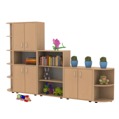 Стінка дитяча для іграшок "Гірка - 2" Бук Стінка дитяча для іграшок "Гірка - 2" Бук