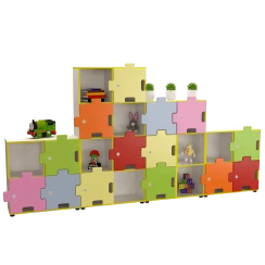 Puzzle Children Toy Cabinet