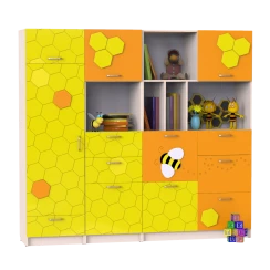 Little Bee Toy and Education Book Cabinet