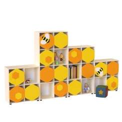 Closet for toys and manuals "House of bees"