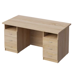 Стол руководителя с ящиками Дуб сонома Стол руководителя с ящиками Дуб сонома