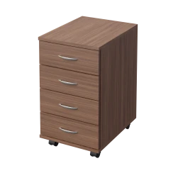 Mobile Drawer Unit with 4 Drawers Ash-tree Shimo